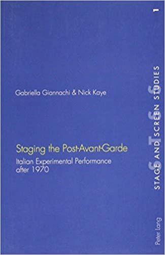 Staging the Post-Avant-Garde (2002)<br /><a href='http://humanities.exeter.ac.uk/arthistory/staff/giannachi/'>Gabriella Giannachi</a> and <a href='http://humanities.exeter.ac.uk/english/staff/kaye'>Nick Kaye</a>