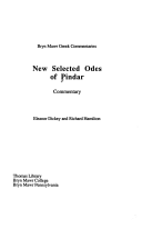 New Selected Odes of Pindar. Commentary (1991)<br /><a href='/classics/staff/dickey/'>Eleanor Dickey</a> and Richard Hamilton