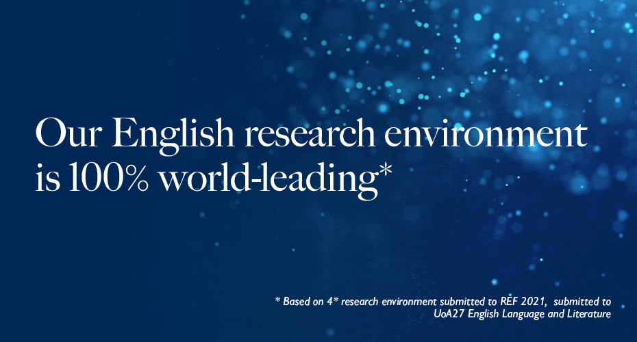 Our English research environment is 100% world-leading